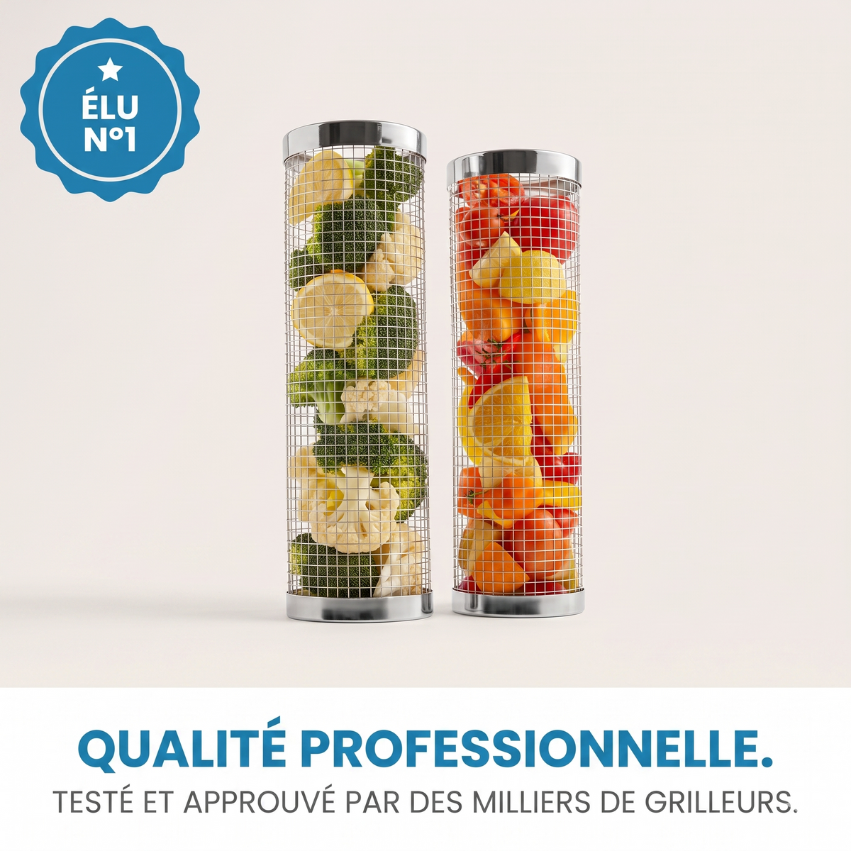 Panier Grill Roulant