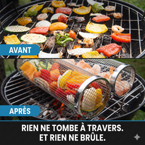 Panier Grill Roulant