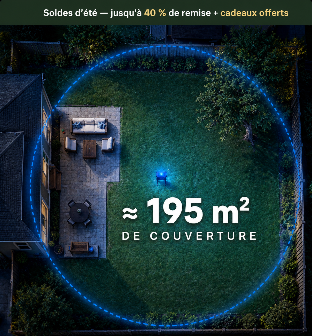 HÔMA Sentinelle™ — Borne Anti-Moustiques Solaire