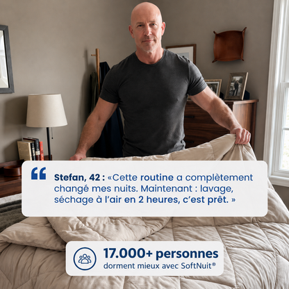 Couette SoftNuit® - La couette 2-en-1 à séchage rapide qui rend la housse inutile.