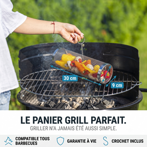 Panier Grill Roulant