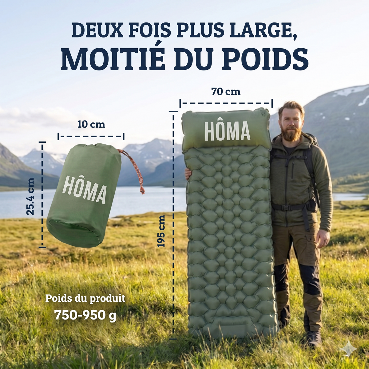 Matelas de Camping Ultraléger PRO