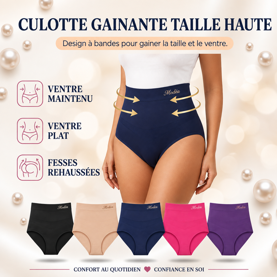 Slip Gainant Taille Haute — Modéa Paris