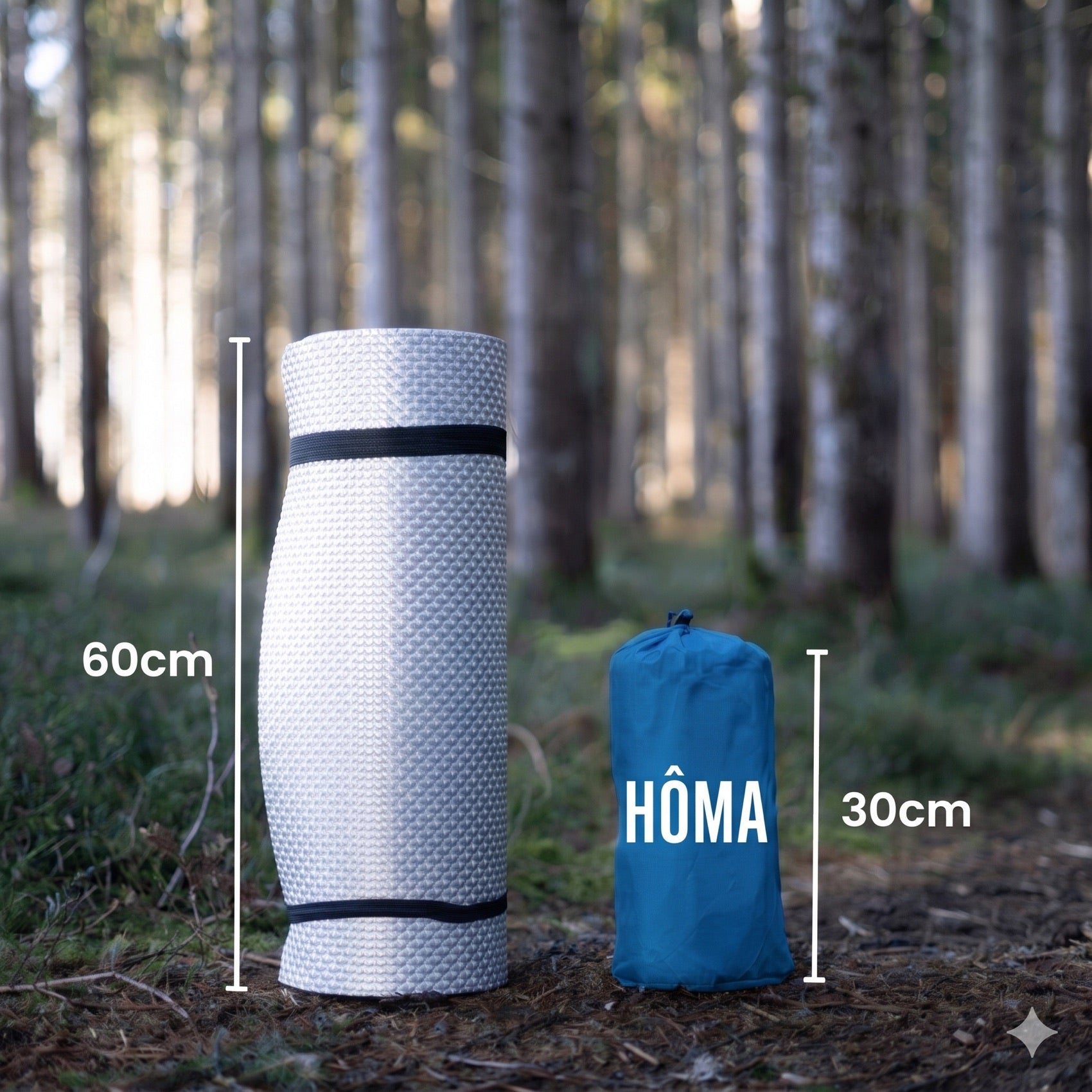 Compact : se plie en 30 cm, deux fois plus petit que les autres
