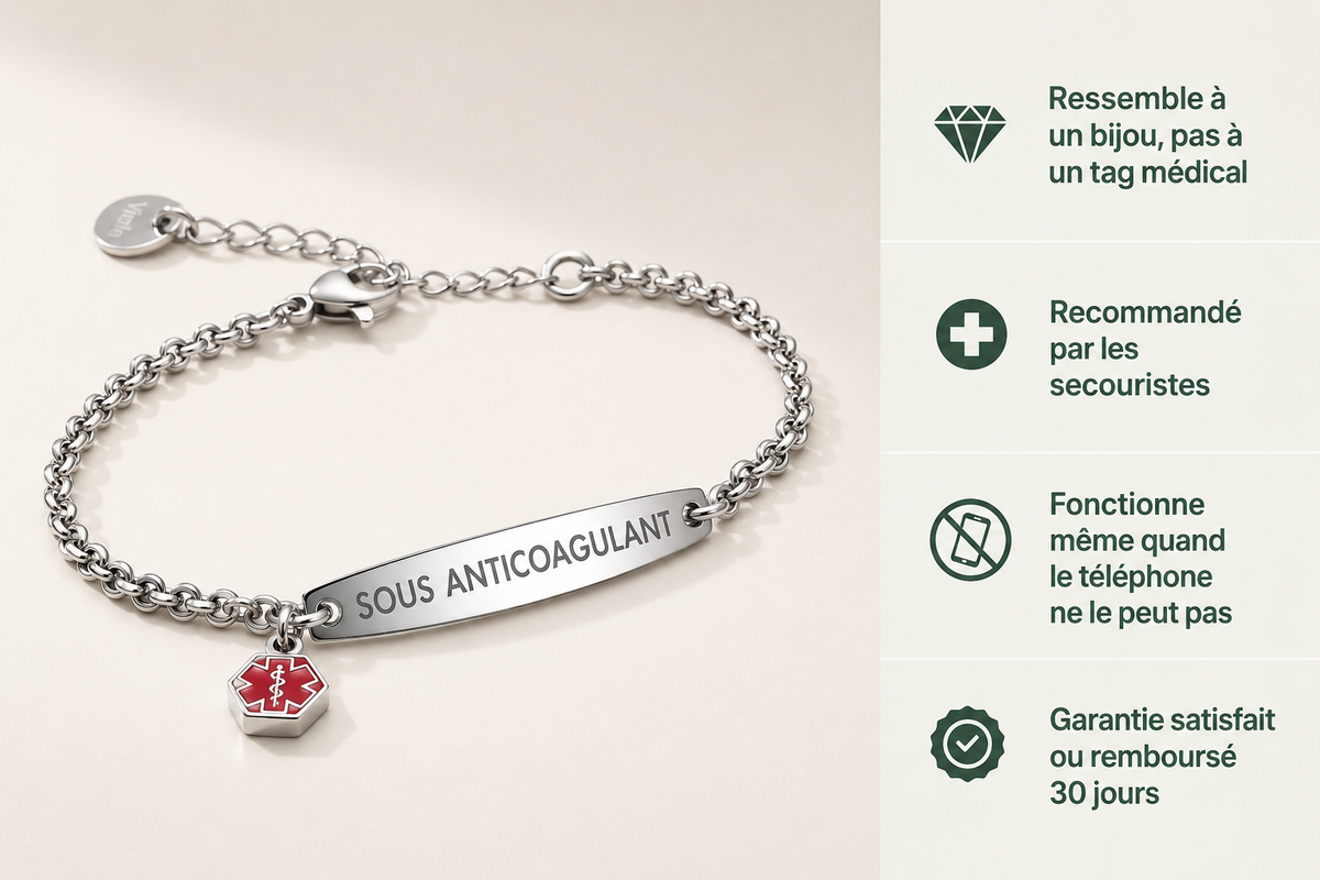 Le Bracelet Virelia : discret comme un bijou, lisible en une seconde, garanti 30 jours